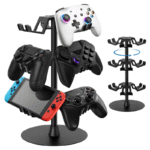 Livhil Rotatable Controller Stand, High Stability Headset and Controller Stand for Desk, Universal Game Controller Stand for All Gamepads(3 Tiers)