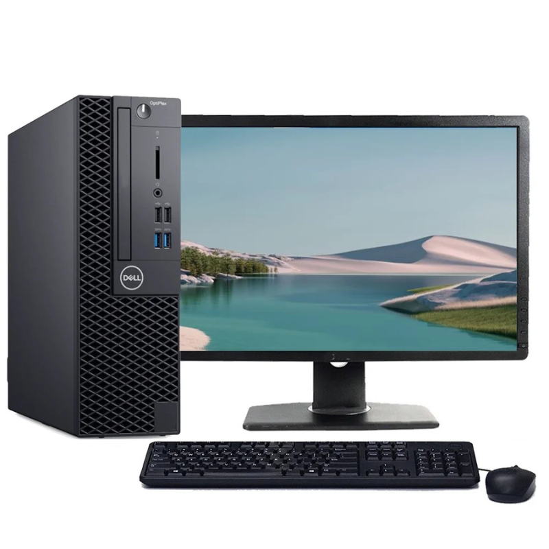 Untitled design (6) Restored Dell OptiPlex Desktop Computer with a Intel Core i5 8th gen Processor, choose Memory, Hard drive, and LCD Options - Windows 11 Home or Professional PC (Refurbished) - Image 1