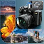 NBD 4K Digital Cameras for Photography,48 MP Autofocus Vlogging Camera with 52mm Wide Angle & Macro Lens - Image 2